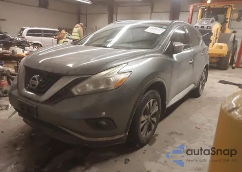 2016 Nissan Murano Sv z USA, uszkodzony, nr VIN 5N1AZ2MH7GN111885